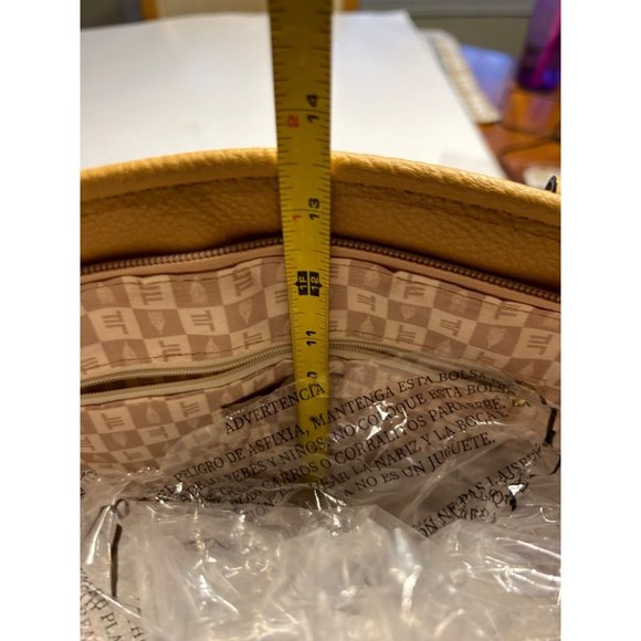 Women's London Fog Kinsley Tote Bag Yellow - Picture 9 of 10